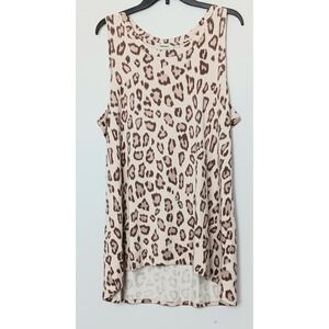 Logo Lounge Lori Goldstein Tunic Tank Women's Size 1X French Terry High Low Hem